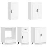 Unità Cucina PORTO 5 pcs Bianco Legno ingegnerizzato