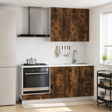 Unità Cucina PORTO 5 pcs Rovere Fumo Legno ingegnerizzato