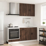 Unità Cucina PORTO 5 pcs Rovere Marrone Legno ingegnerizzato