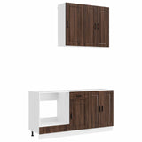 Unità Cucina PORTO 5 pcs Rovere Marrone Legno ingegnerizzato