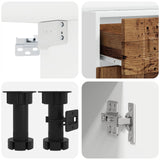 Unità Cucina PORTO 5 pcs Legno antico Legno ingegnerizzato