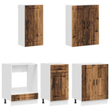 Unità Cucina PORTO 5 pcs Legno antico Legno ingegnerizzato