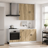 Unità Cucina PORTO 5 pcs Rovere Sonoma Legno ingegnerizzato