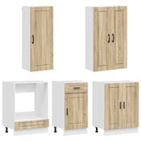 Unità Cucina PORTO 5 pcs Rovere Sonoma Legno ingegnerizzato