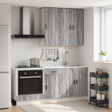 Unità Cucina PORTO 5 pcs Sonoma grigio Legno ingegnerizzato