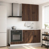 Unità Cucina PORTO 5 pcs Rovere Marrone Legno ingegnerizzato