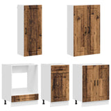 Unità Cucina PORTO 5 pcs Legno antico Legno ingegnerizzato