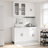Unità Cucina KALMAR 4 pcs Bianco Legno ingegnerizzato