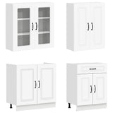 Unità Cucina KALMAR 4 pcs Bianco Legno ingegnerizzato