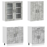 Unità Cucina KALMAR 4 pcs Grigio Cemento Legno ingegnerizzato