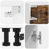 Unità Cucina KALMAR 4 pcs Rovere Fumo Legno ingegnerizzato