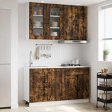 Unità Cucina KALMAR 4 pcs Rovere Fumo Legno ingegnerizzato