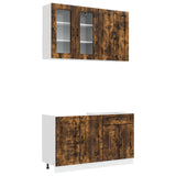 Unità Cucina KALMAR 4 pcs Rovere Fumo Legno ingegnerizzato