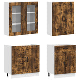 Unità Cucina KALMAR 4 pcs Rovere Fumo Legno ingegnerizzato