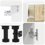 Unità Cucina KALMAR 4 pcs Rovere Sonoma Legno ingegnerizzato