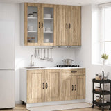 Unità Cucina KALMAR 4 pcs Rovere Sonoma Legno ingegnerizzato