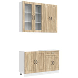 Unità Cucina KALMAR 4 pcs Rovere Sonoma Legno ingegnerizzato