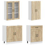 Unità Cucina KALMAR 4 pcs Rovere Sonoma Legno ingegnerizzato