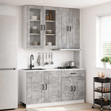 Unità Cucina KALMAR 4 pcs Grigio Cemento Legno ingegnerizzato