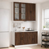 Unità Cucina KALMAR 4 pcs Rovere Marrone Legno ingegnerizzato
