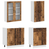Unità Cucina KALMAR 4 pcs Legno antico Legno ingegnerizzato