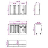 Unità Cucina LUCCA 4 pcs Rovere Artigianale