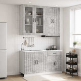 Unità Cucina LUCCA 4 pcs Grigio Cemento Legno ingegnerizzato