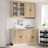 Unità Cucina PORTO 4 pcs Rovere Sonoma Legno ingegnerizzato