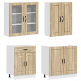 Unità Cucina PORTO 4 pcs Rovere Sonoma Legno ingegnerizzato
