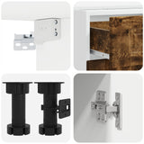 Unità Cucina PORTO 4 pcs Rovere Fumo Legno ingegnerizzato