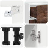 Unità Cucina PORTO 4 pcs Rovere Marrone Legno ingegnerizzato