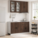 Unità Cucina PORTO 4 pcs Rovere Marrone Legno ingegnerizzato