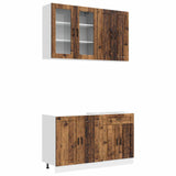 Unità Cucina PORTO 4 pcs Legno antico Legno ingegnerizzato