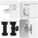 Unità Cucina PORTO 4 pcs Bianco Legno ingegnerizzato