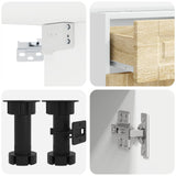Unità Cucina PORTO 4 pcs Rovere Sonoma Legno ingegnerizzato
