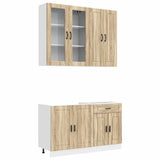 Unità Cucina PORTO 4 pcs Rovere Sonoma Legno ingegnerizzato