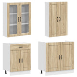 Unità Cucina PORTO 4 pcs Rovere Sonoma Legno ingegnerizzato