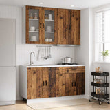 Unità Cucina PORTO 4 pcs Legno antico Legno ingegnerizzato