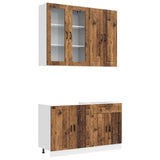 Unità Cucina PORTO 4 pcs Legno antico Legno ingegnerizzato