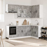 Unità Cucina LUCCA 8 pcs Grigio Cemento Legno ingegnerizzato