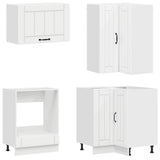 Unità Cucina LUCCA 8 pcs Bianco Lucido Legno ingegnerizzato