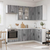 Unità Cucina LUCCA 8 pcs Sonoma grigio Legno ingegnerizzato