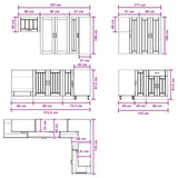 Unità Cucina LUCCA 8 pcs Grigio Cemento Legno ingegnerizzato