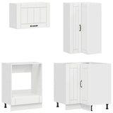 Unità Cucina LUCCA 8 pcs Bianco Lucido Legno ingegnerizzato