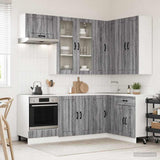 Unità Cucina LUCCA 8 pcs Sonoma grigio Legno ingegnerizzato