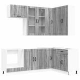 Unità Cucina LUCCA 8 pcs Sonoma grigio Legno ingegnerizzato