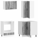 Unità Cucina LUCCA 8 pcs Sonoma grigio Legno ingegnerizzato