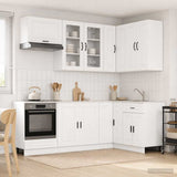 Unità Cucina PORTO 8 pcs Bianco Legno ingegnerizzato