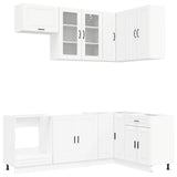 Unità Cucina PORTO 8 pcs Bianco Legno ingegnerizzato