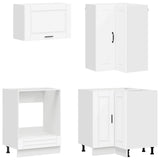 Unità Cucina PORTO 8 pcs Bianco Legno ingegnerizzato